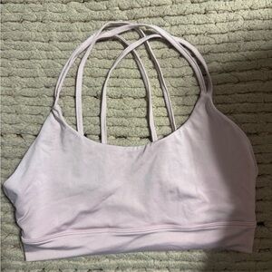 Women's Light Pink Strappy Bralette